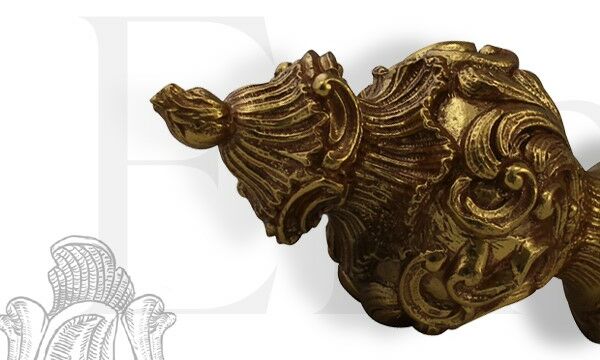 accessoire style Louis XV laiton massif