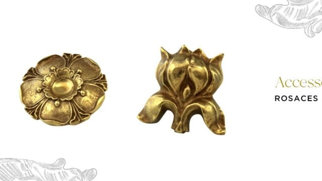 Sélection de rosaces style Art nouveau / Selection of Art Nouveau style rosettes