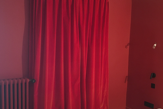 Tringle coudée décor sur-mesure