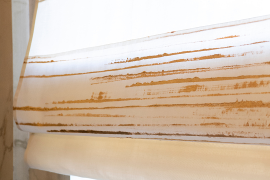 Toiles d’exception Pierre Bonnefille pour stores bateaux au palais de l’Élysée bateaux