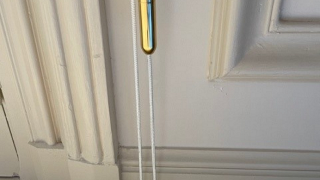 Pour rideaux rideaux grandes hauteursTendeur et poulie de bas pour tringle à tirage cordon