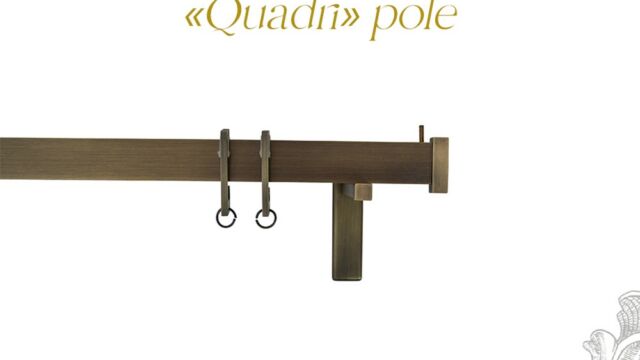 tringle droite quadri anneaux passing support invisible