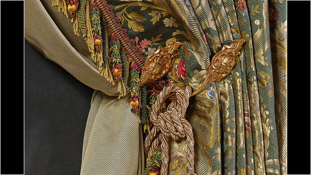 Rinceau style Louis XVI finition laiton patiné verni