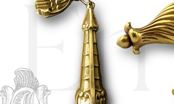 embout Art nouveau modèle pampille