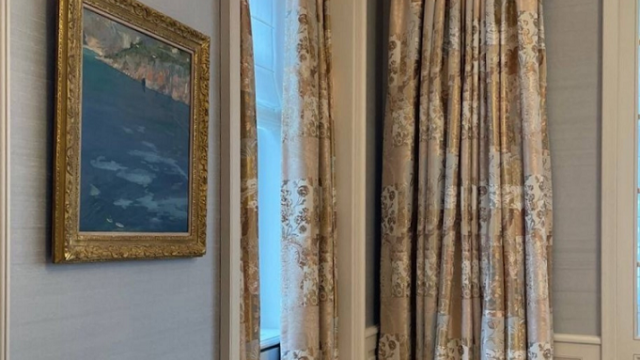 tringle à rideaux sur mesure annelée avec accessoires de style