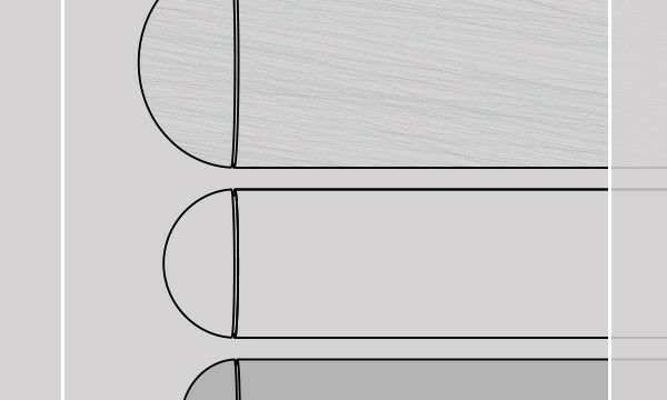 Embout laiton massif pour tringles à rideaux diamètres