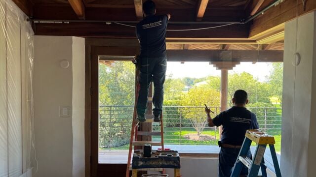 pose tTringle avec rail 3520 intégré décor et accessoires personnalisé