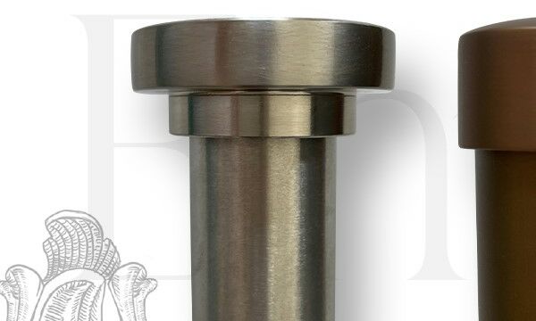 embout plat pour tringle à rideau