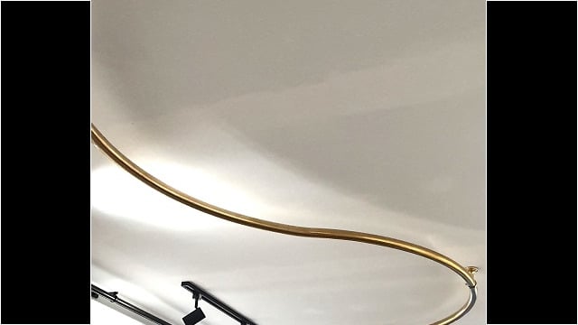 Tringle laiton cintrée et contre cintrée suivant gabarit sur mesure